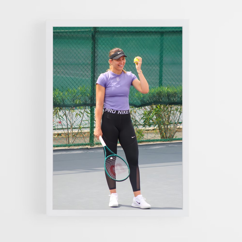 Poster Paula badosa service – affiche Tennis (vue 3)